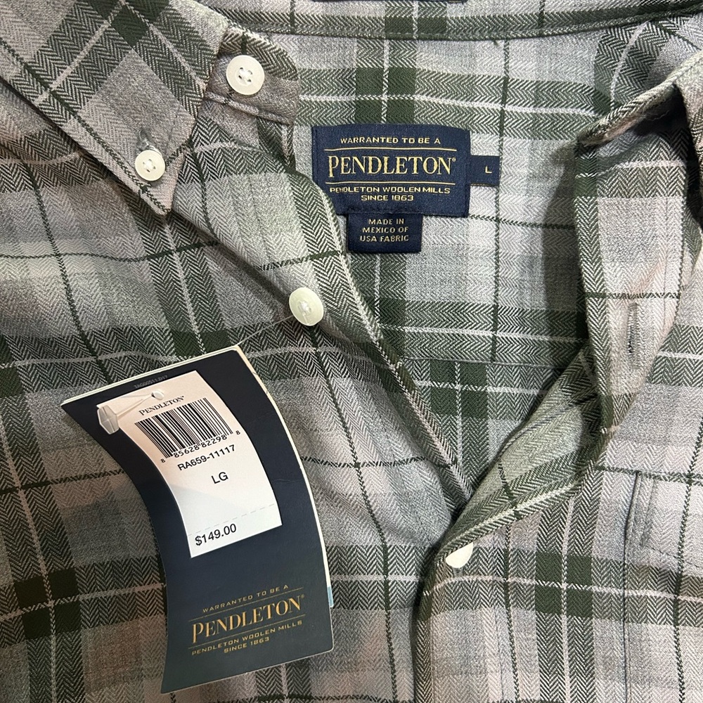 Pendleton Wool Plaid Shirt